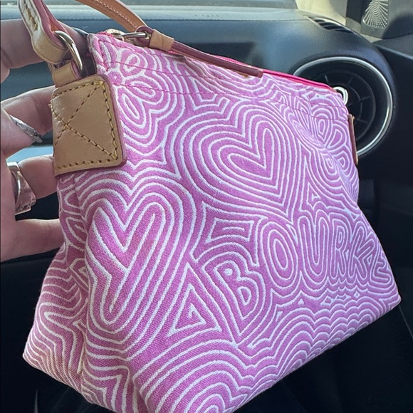 Dooney & Bourke Pink Embroidered Clutch - Picture 11 of 14